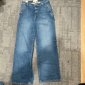 Current Elliott carpenter style wide leg Jean